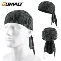 Summer Quick-Dry Cycling Pirate Hat Road Bicycle Running Cap Sport Bike Beanie Riding Baseball Head Scarf Bandana Caps Men Women 1
