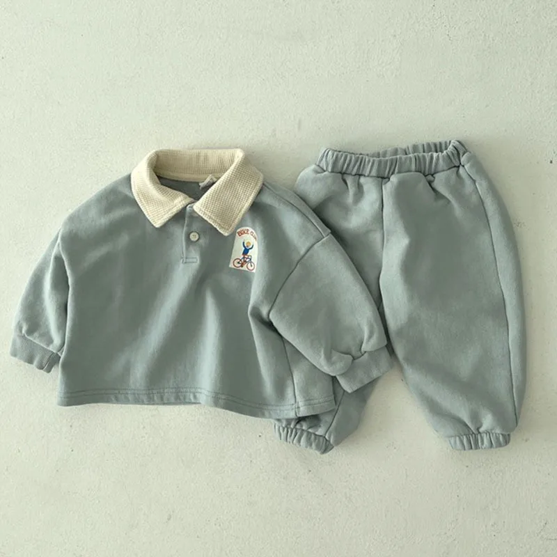 Kids Clothes Set 2pcs Toddler Baby Shirt Trousers Suit Cotton Girls Casual Outfits Boys Sportswear