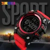 SKMEI 1384 Sport Watch Stopwatch Count Down Mens Digital Watches Soft Clock For Male reloj hombre with Shockproof 2 Time 4