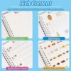 4 Books/set English Sank Magic Practice Copybook French Number Tracing Book German Calligraphy Spanish Reusable Writing Tool 4