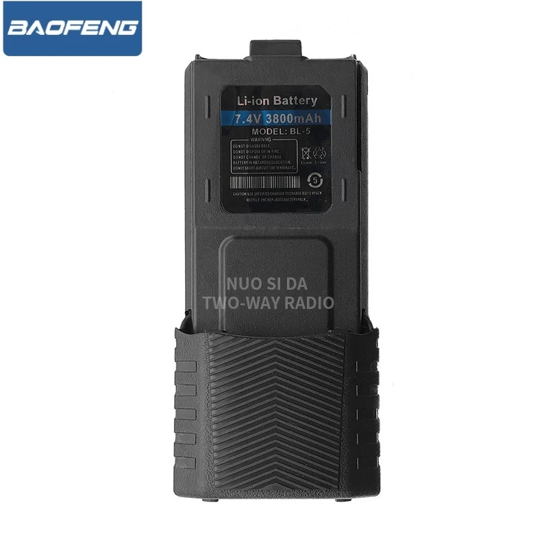 Batterie Baofeng UV-5R pour talkie-walkie, chargeur de type C, BL-5R, batterie 3800mAh pour talkie-walkie BF-F8, UV 5R, uv5r, UV-5RE, UV-5RA