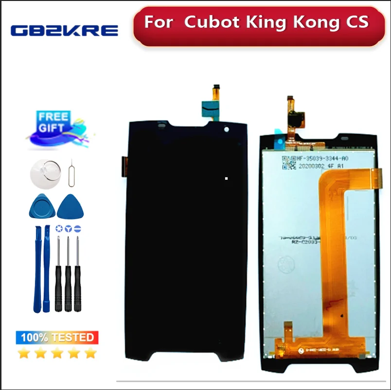 Nuovo Display Lcd Touch Screen Originale Cubot King Kong Cs Per Parti Di Ricambio Cubot Kingkong + Strumento Di Smontaggio