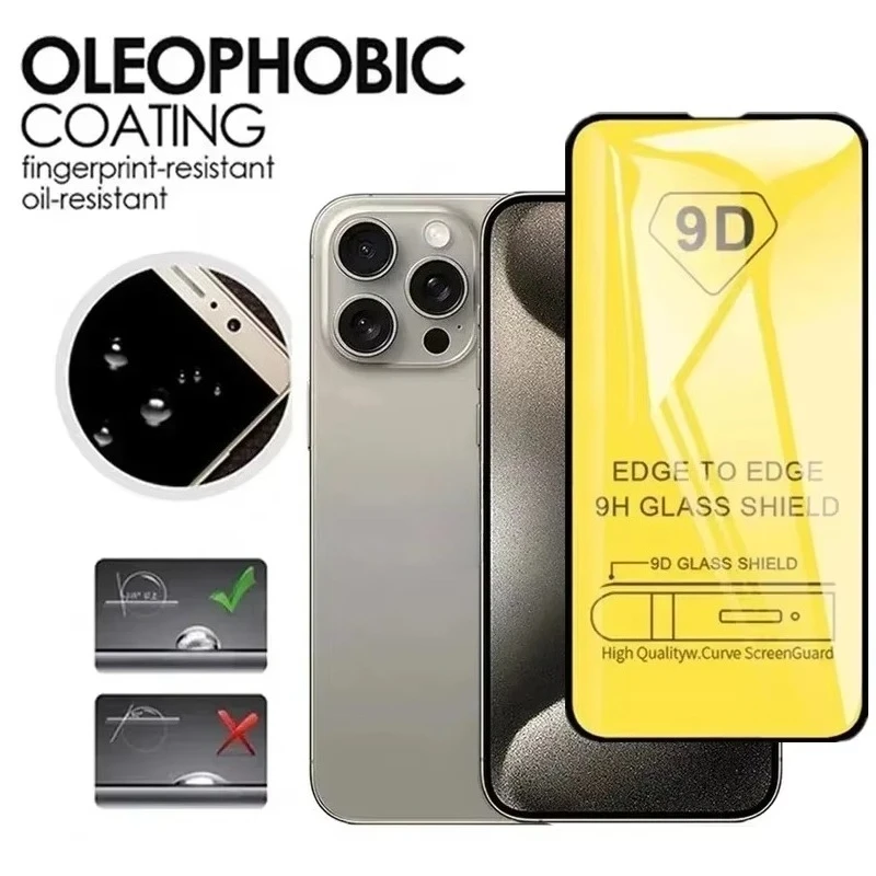Premium 9D Tempered Glass Screen Protector - Universal Fit