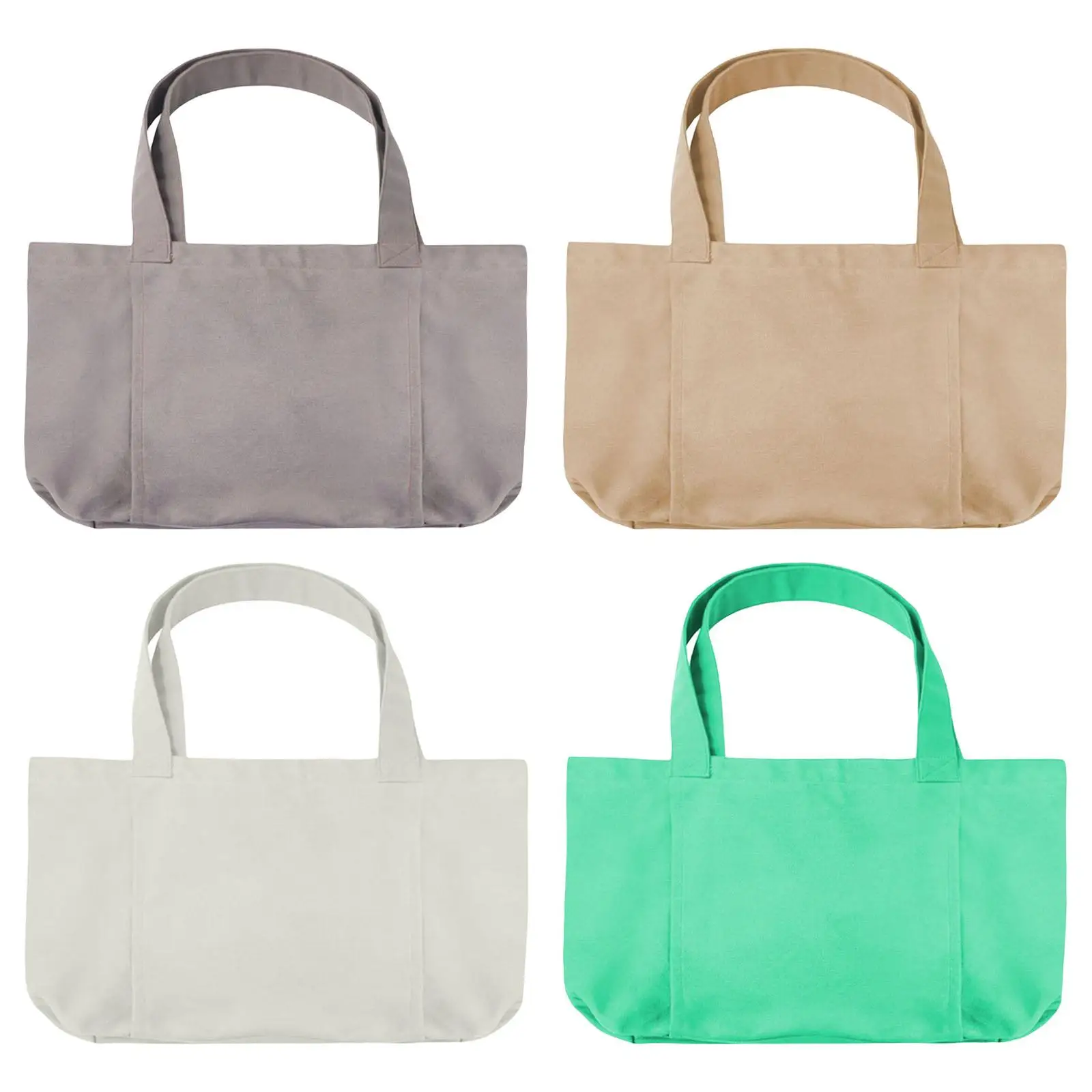 Canvas Tote Bag with Yoga Mat Carrier Shoulder Bag for Office, Workout, Pilates, Travel, Beach and Gym