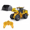 1567 Huina Six-channel Alloy Remote Control Shovel Loader 1:24 Engineering Car Simulation Children's Toy Christmas Birthday Gift 1