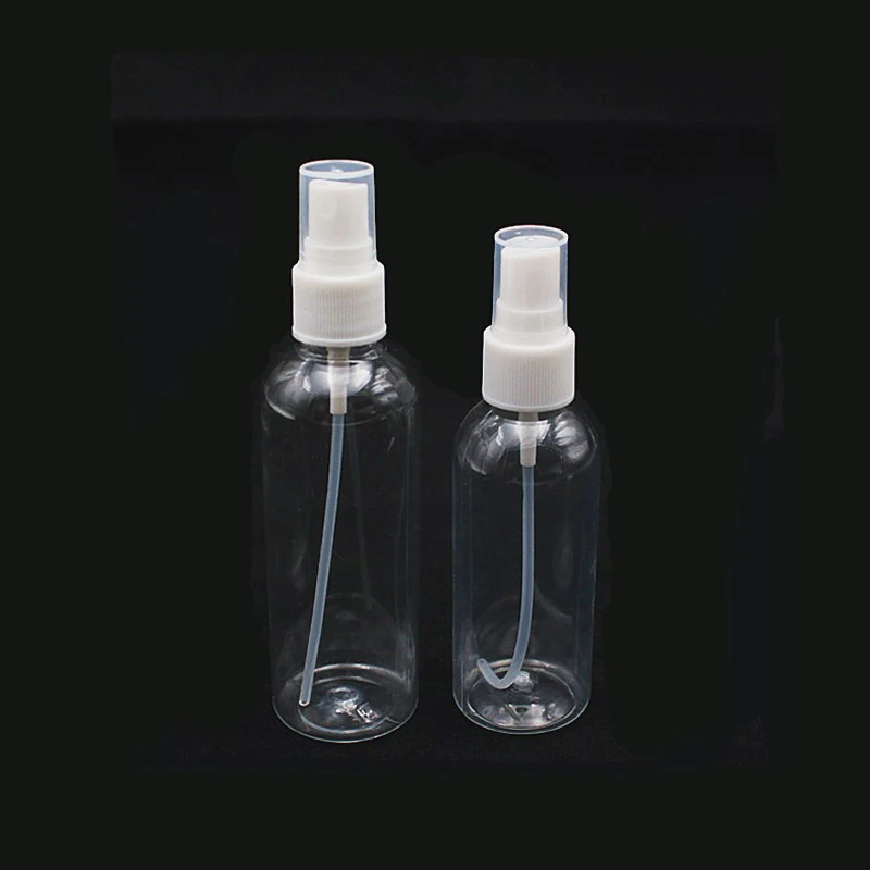 1PC Bottle Clear Plastic Empty Spray Bottle Portable Refillable Perfume Clear Sample Dispenser Small Spray Bottle 3