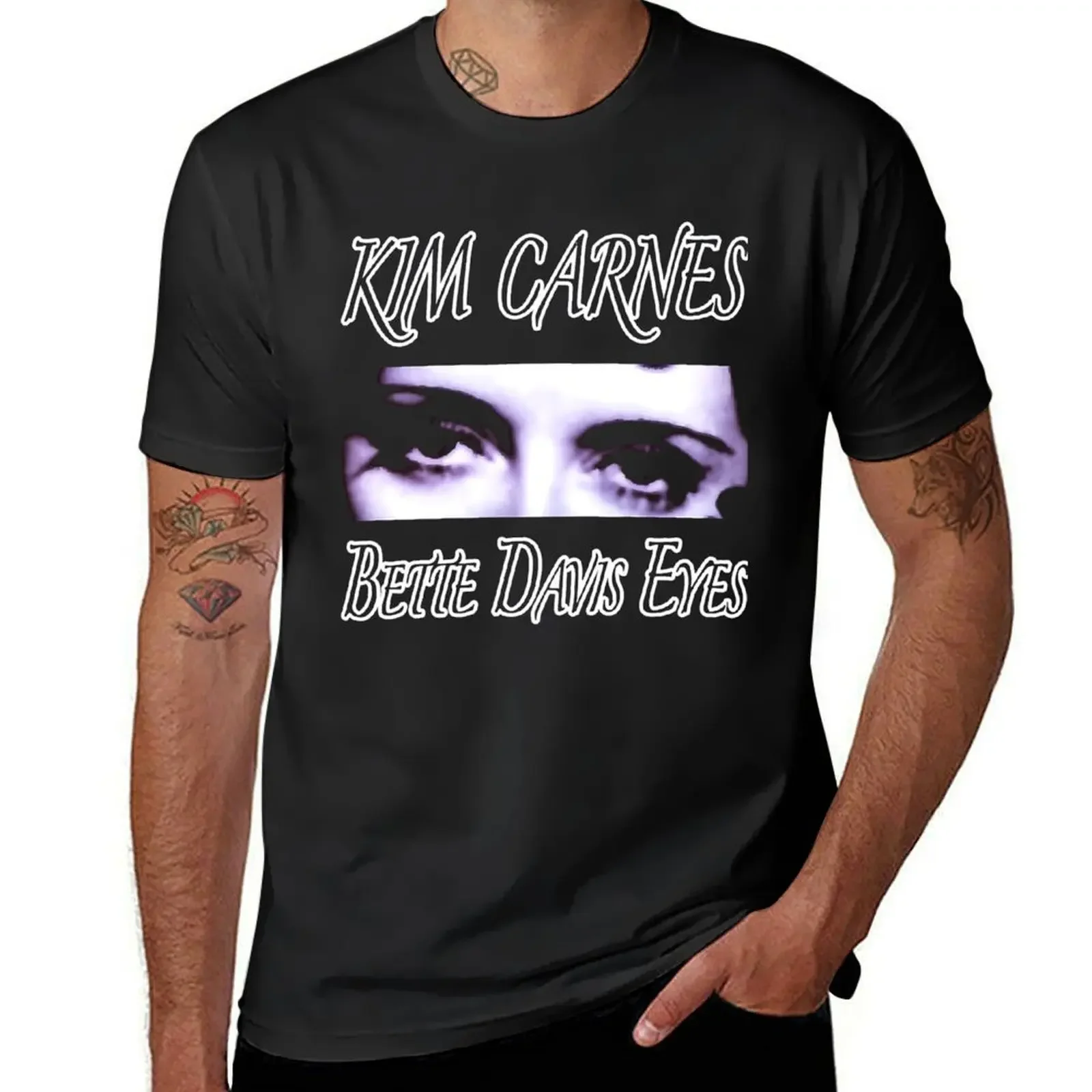 

Gift Men Kim Singer Carnes Songwriter Awesome Movie Fan T-shirt hippie clothes summer top T-shirts for men cotton
