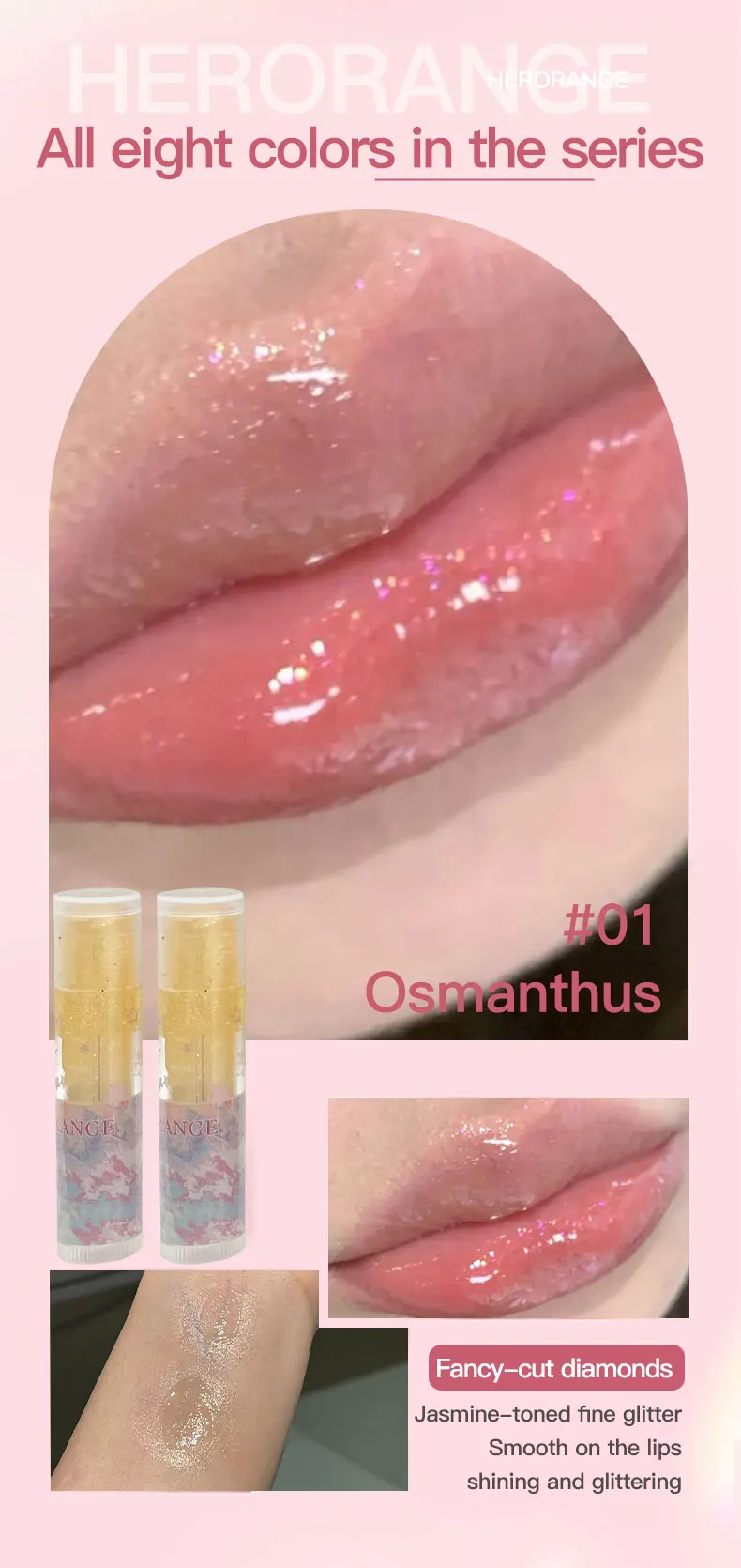 Fruit lip balm jelly gloss plumping hydraterende lippenstift_voghion.com