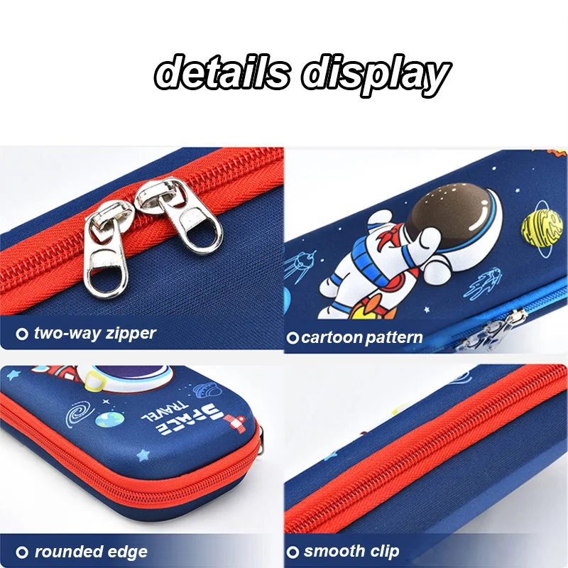Kawaii 3D Waterproof Large Capacity Pencil Case