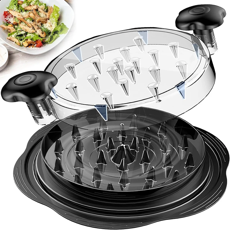 Chicken Shredder Large Chicken Breast Shredder Tool Twist Meat Breast Shredding Separation Mincing Grinder Machine With Lid chicken shredder