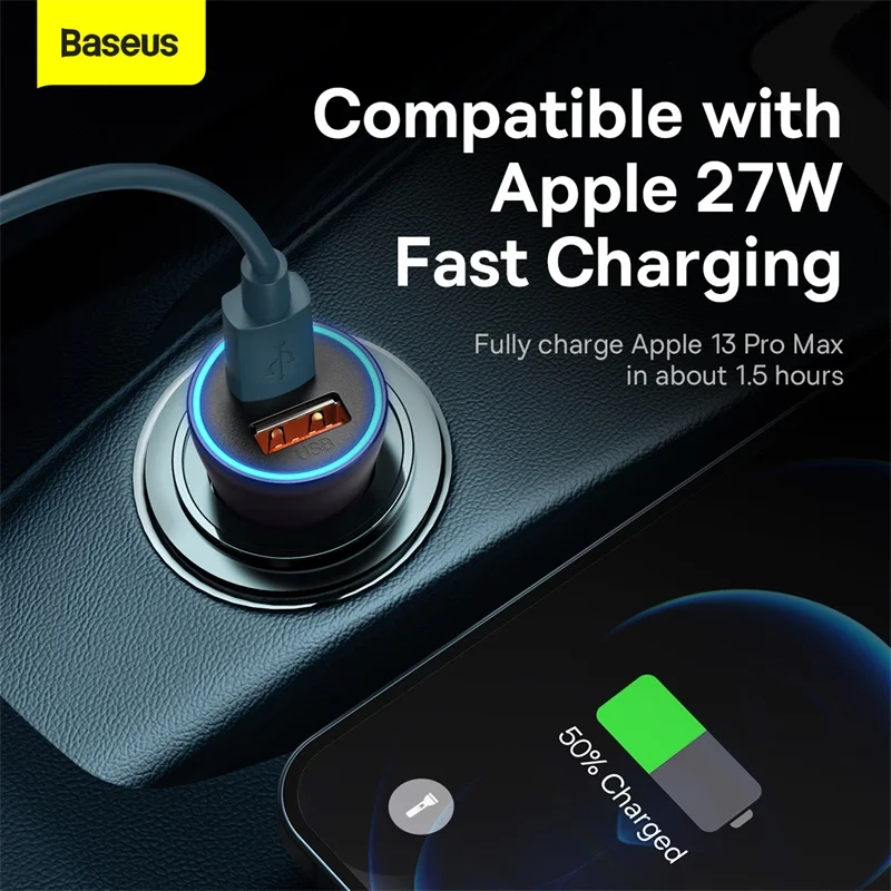 Baseus pd 60ワット車の充電器usbタイプcクイック充電器4.0 qc 3.0急速充電器iphone 13 12 xiaomi サムスンhuawei社usb c AliExpress Mobile