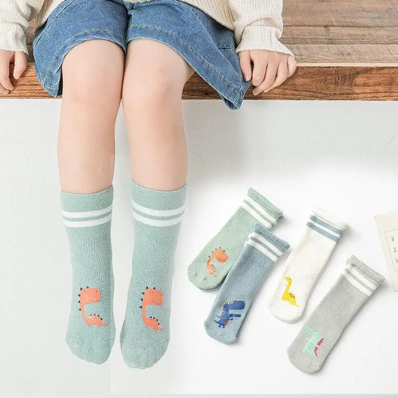4 Pairs/lot Infant Baby Socks Spring Autumn Baby Socks Girls Cotton Newborn Boy Toddler Socks Kids Children Clothes Accessories