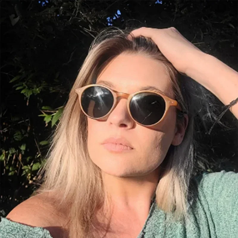 Dropshipping Nieuwe Ronde Uv400 Gepolariseerde Zonnebril Fashion Merk Design Zonnebril Mannen Vrouwen Cool Stijl Schaduw Gafas De Sol