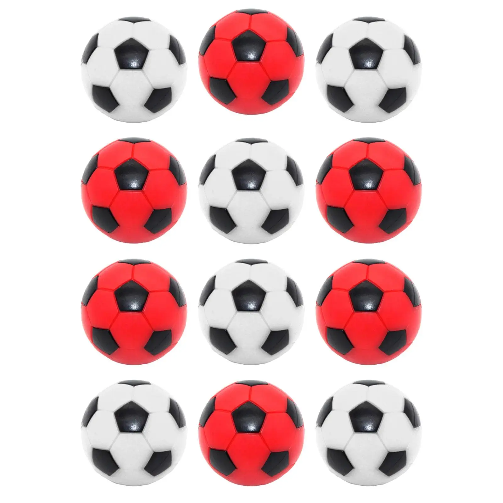 12x Foosball Balls Soccer Table Game Balls for Match Toy Indoor Family Game