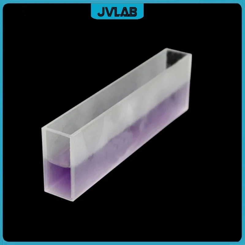 Quartz Cuvette Cell Glass Cuvette 5.25'' Light Path 133.35mm for Comparative Chromometer 1/PK