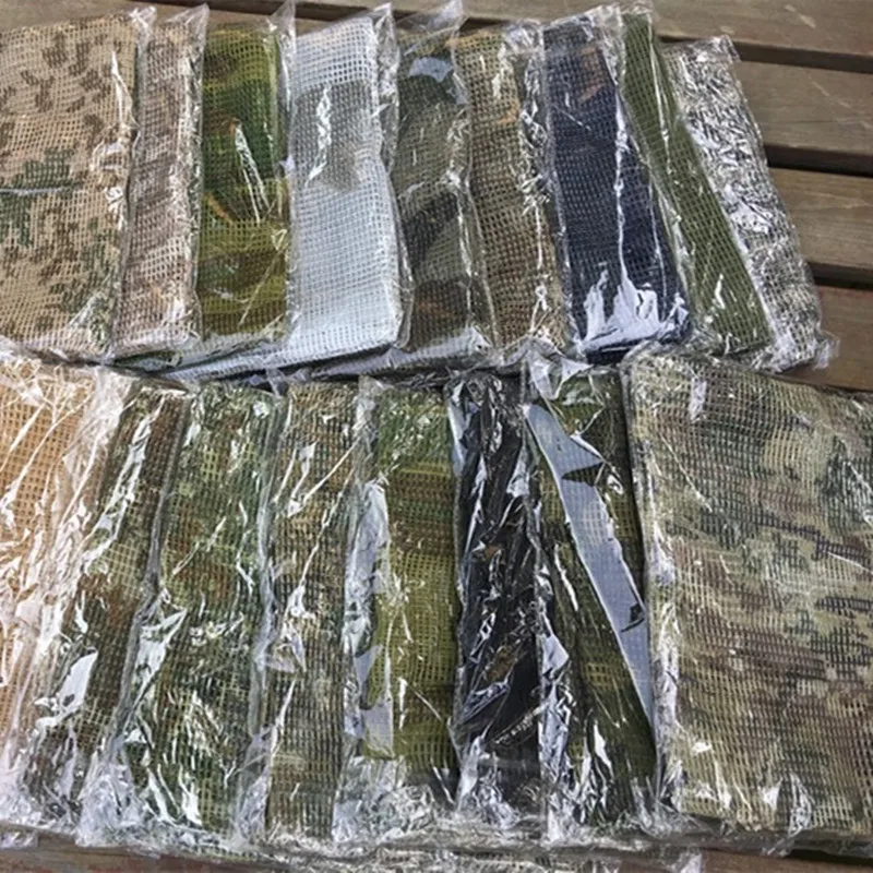 Camouflage Mesh Scarf Veil