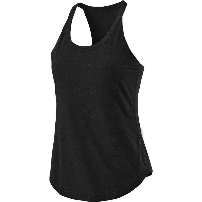 Yoga Top Yoga Shirt Sports Shirt Sports Tank Women Gym Yoga Vest Athletic Fitness Sports Tank Tops Quick Dry Running Blouse Workout Tops Sleeveless Back Yoga Shirts Gym Top