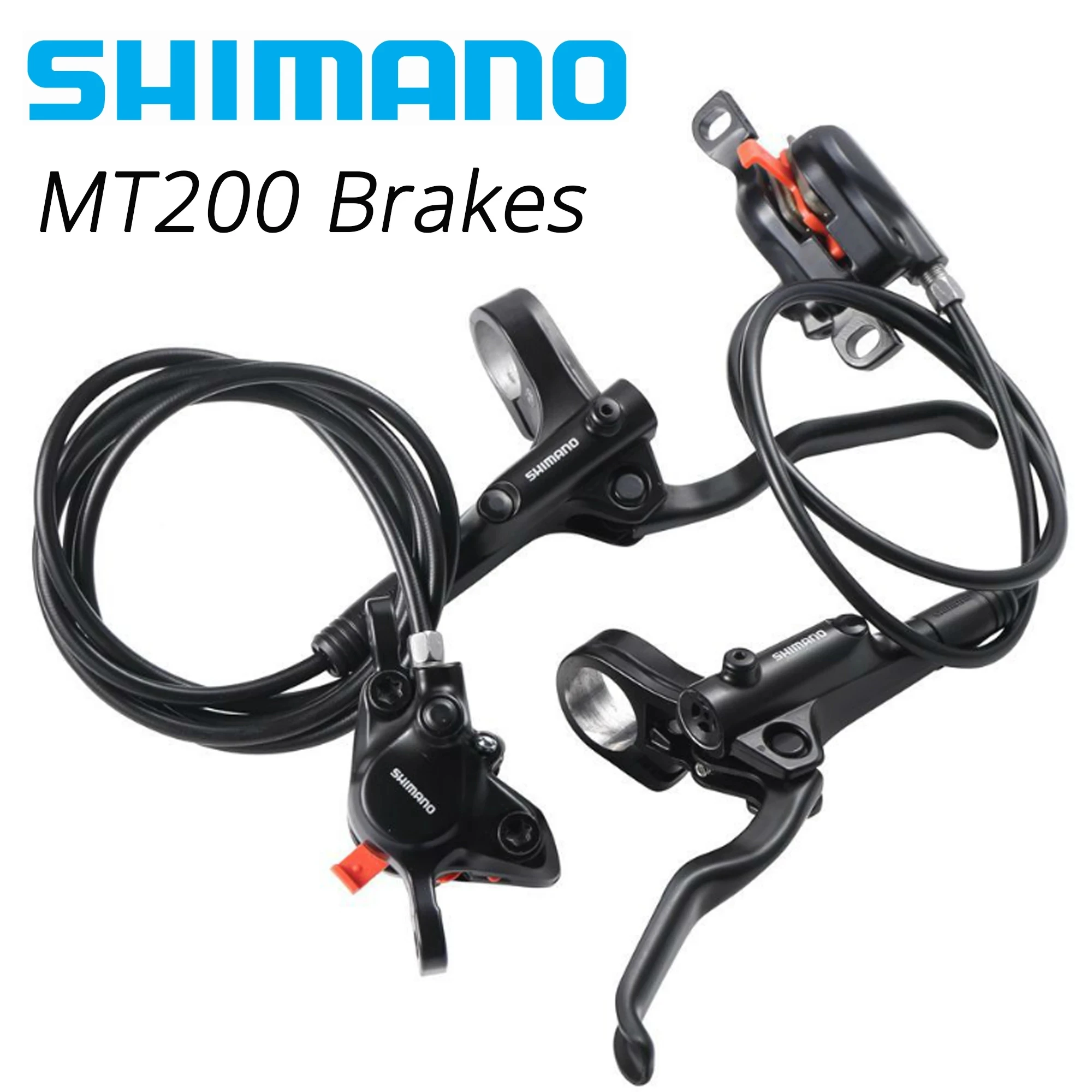 Shimano Mt200 Bicycle Hydraulic Disc Brake Group Set Aluminum Lever