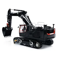 RTR LESU 945 RC Hydraulic Excavator 1/14 Scale PL18EV Lite Remote Control 3-Arm Diggers Metal Heavy Duty Machine with Light Toys 2