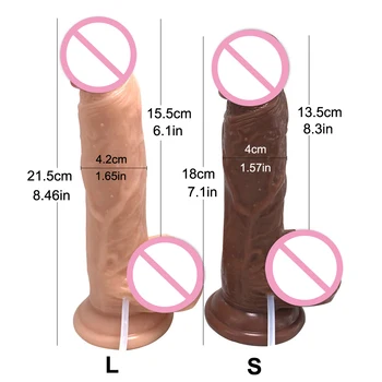 Silicone Realistic Ejaculating Dildo for Women,Lifelike Squirting Dildo Penis with Suction Cup,Huge Dildo for Sex Adult Toys 5