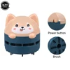 Mini Handheld Desktop Vacuum Cleaner Portable USB Rechargeable Cleaner Cartoon Shape Eraser Dander Confetti Cleaning Brush 5