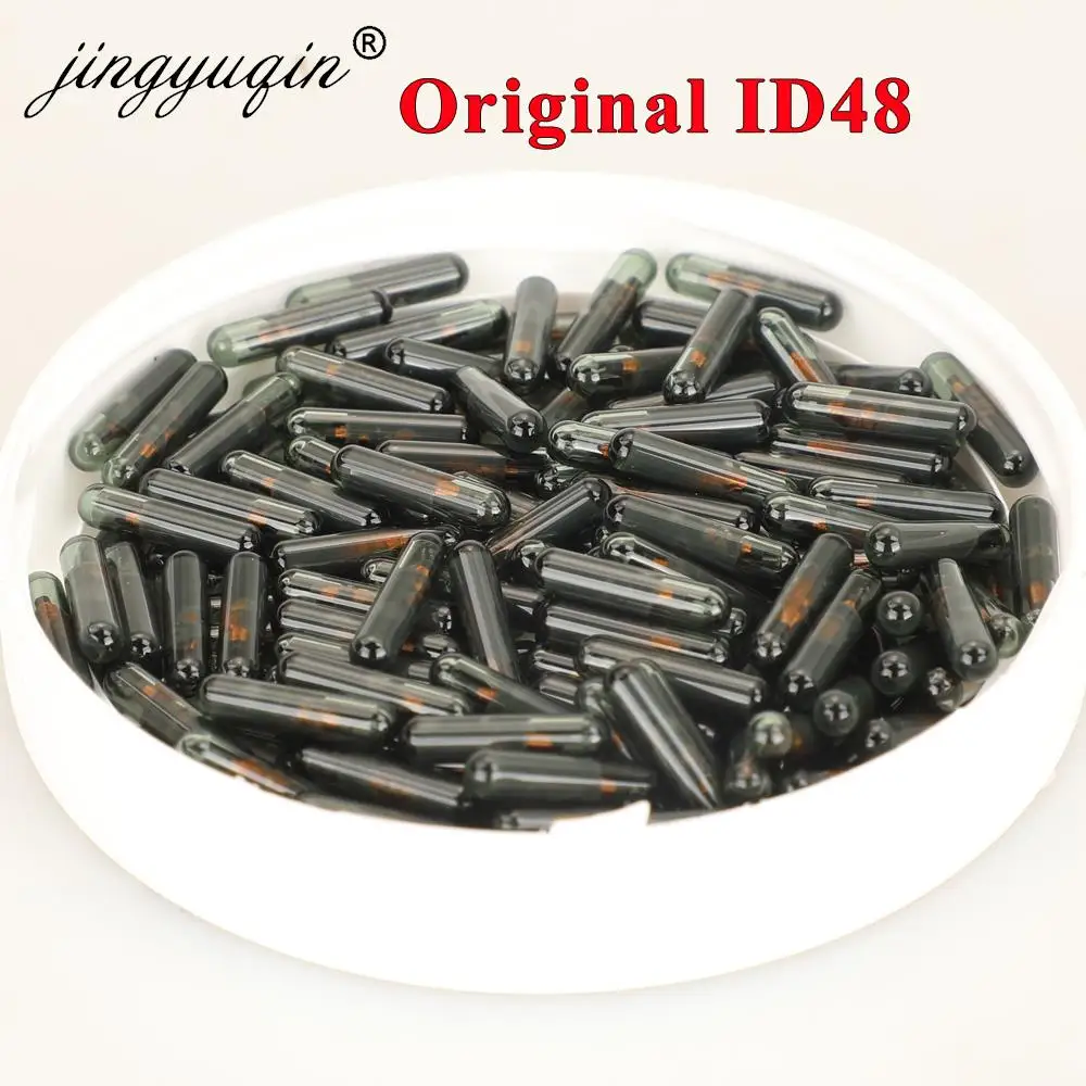 Jingyuqin 로트 정품 공장 ID48 트랜스폰더 칩 자동차 키 블랭크 OEM 자동 유리 ID 48, Megamos 칩 잠금 해제 가능, 애프터 마켓  Best5