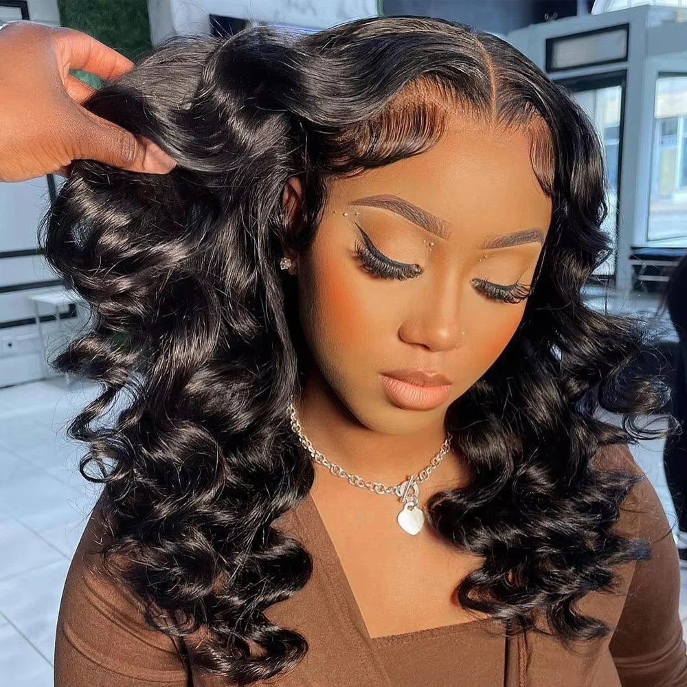 18-42 Inch Loose Wave 13x4 13x6 HD Lace Frontal Wig Human Hair Brazilian Loose Deep Waves Curly Wigs Lace Front Wigs For Women 2