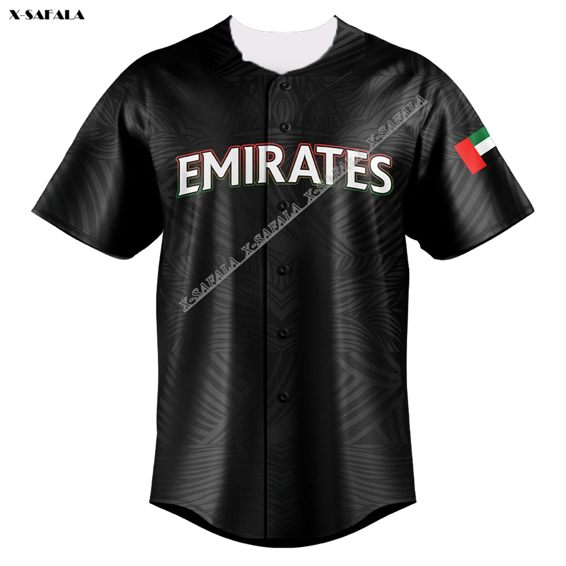 

Nigeria United Arab Emirates Flag 3D Printed Mesh Fiber Baseball Jersey Shirt Top Tee Men Streetwear Short Sleeve Sport Hip Hop