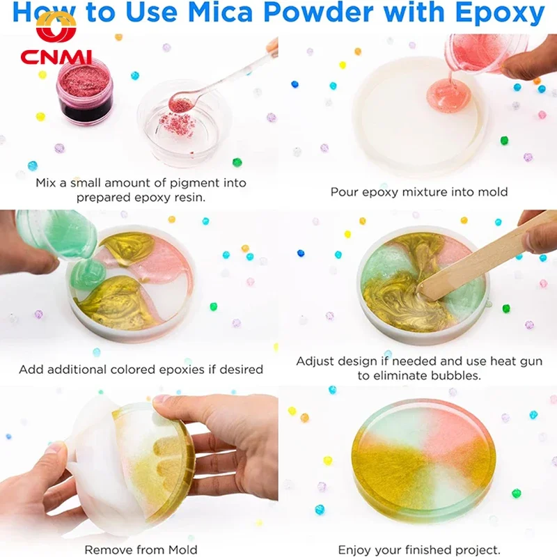 50g/Bag Green Resin Pigment Mica Powder for Epoxy Resin Filler Eye Shadow Car Paint Dye Soap Making Nail Polish Candle Supplies