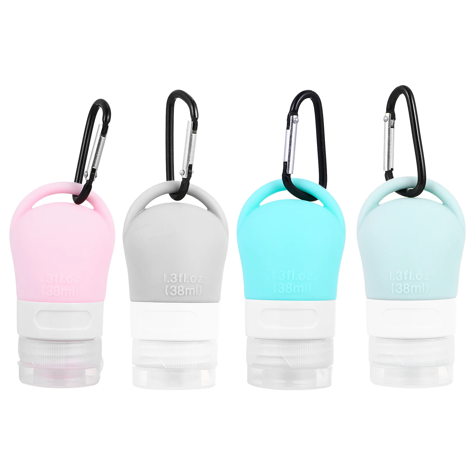 

4 Pcs Silicone Storage Bottle Hand Soap Dispenser Lotion Bottles Sub Packaging Silica Gel Containers Travel Makeup