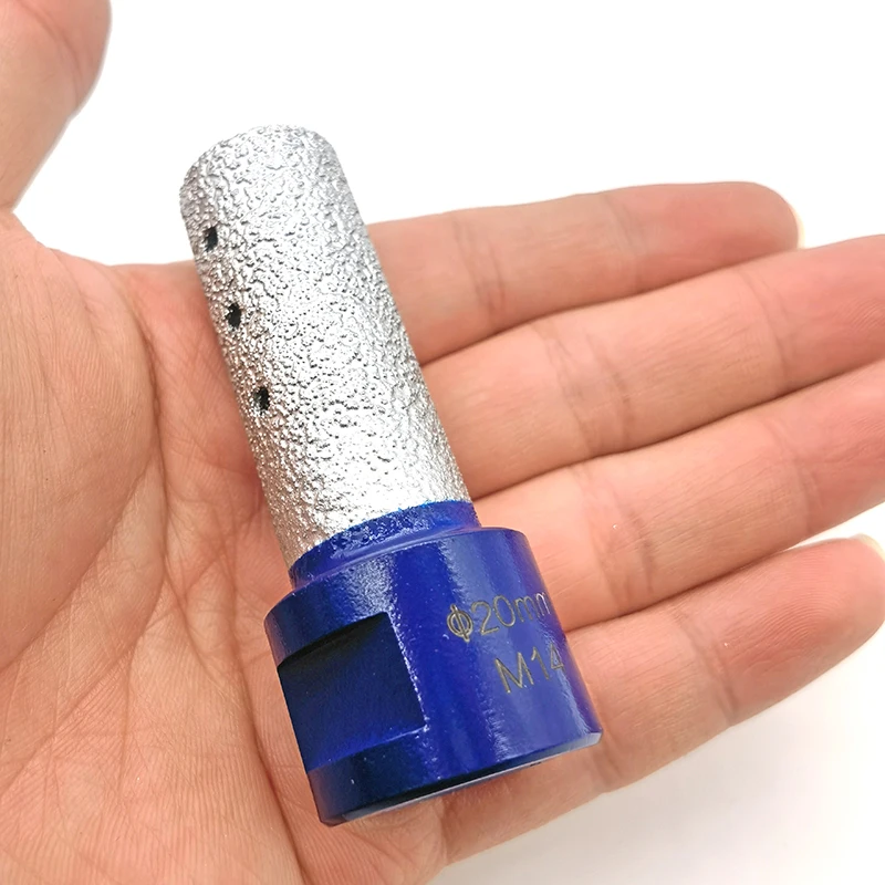 Meule Diamantée Brasée 20mm 30mm 70mm Pour Pierre Quartz Marbre - Fraise à Habiller Comptoirs, Travail De L'Eau
