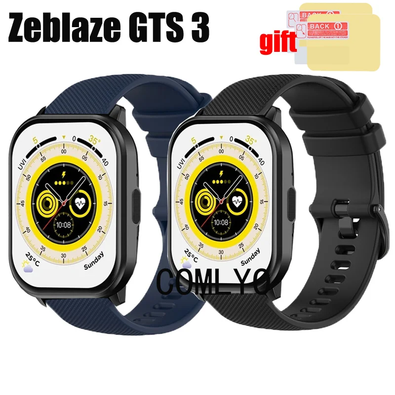

Мягкий силиконовый ремешок для смарт-часов Zeblaze GTS 3
