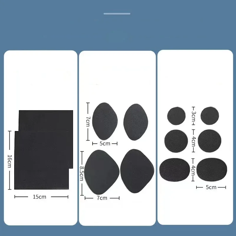 Shoe Patch Vamp Shoe Hole Repair Sticker Subsidy Sticky Shoes Insoles Heel Protector Heel Hole Repair Lined Anti-Wear shoe repair stickers