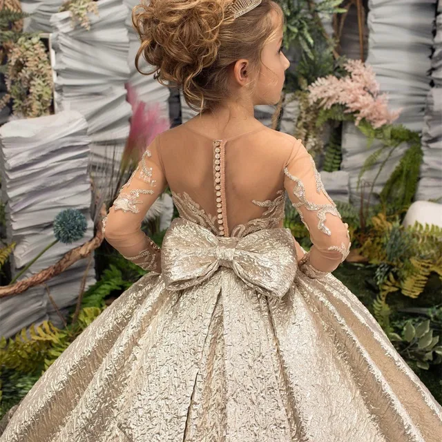 Elegante Vestidos Color Verde Vestidos Para Niña De Años Para