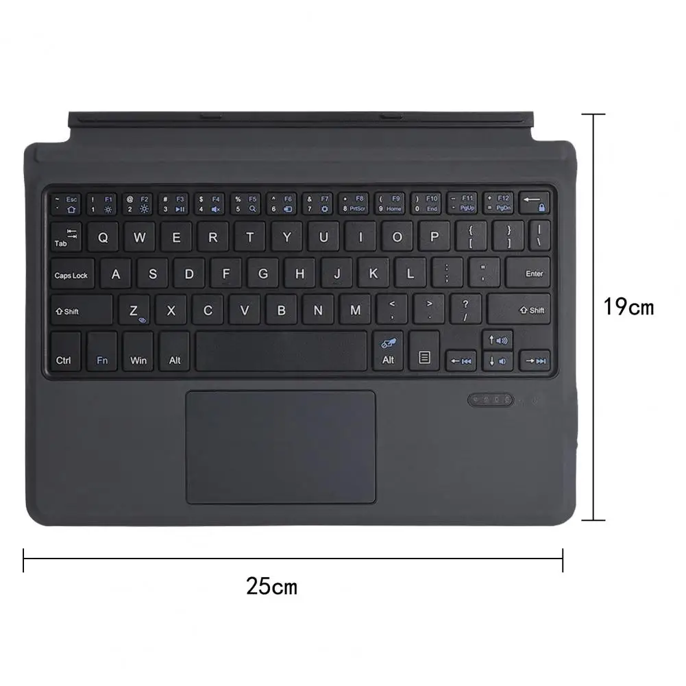 Tablet Keyboard & Protective Case Wireless Protective Shell Keyboard Backlight Tablet Protector for Microsoft Surface Go 1/2/3/4