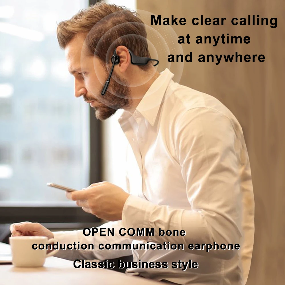 PARAMITA-سماعة توصيل عظمي حقيقية ، سماعة رأس رياضي...