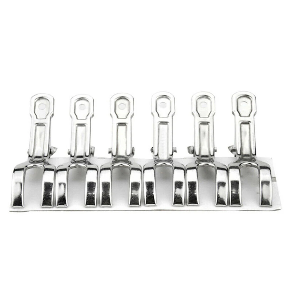 

Open Clip Cloth Clip Clothespins Multifunctional Quilt Clip Rust-proof Stainless Steel Washcloths Clip High Quality