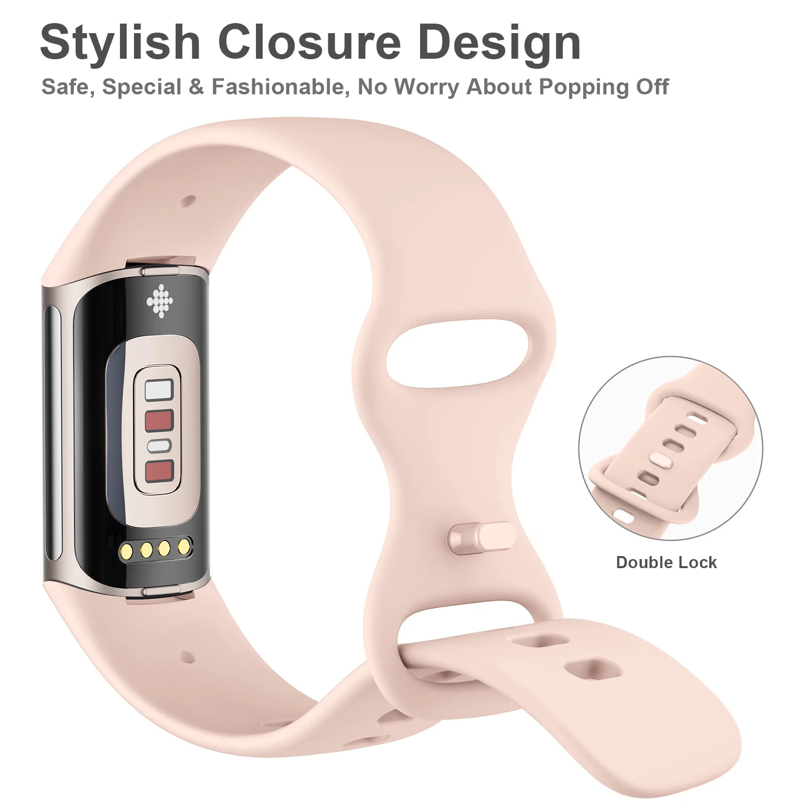 Soft TPU Sport Wristband - Breathable Smartwatch Bracelet Accessory