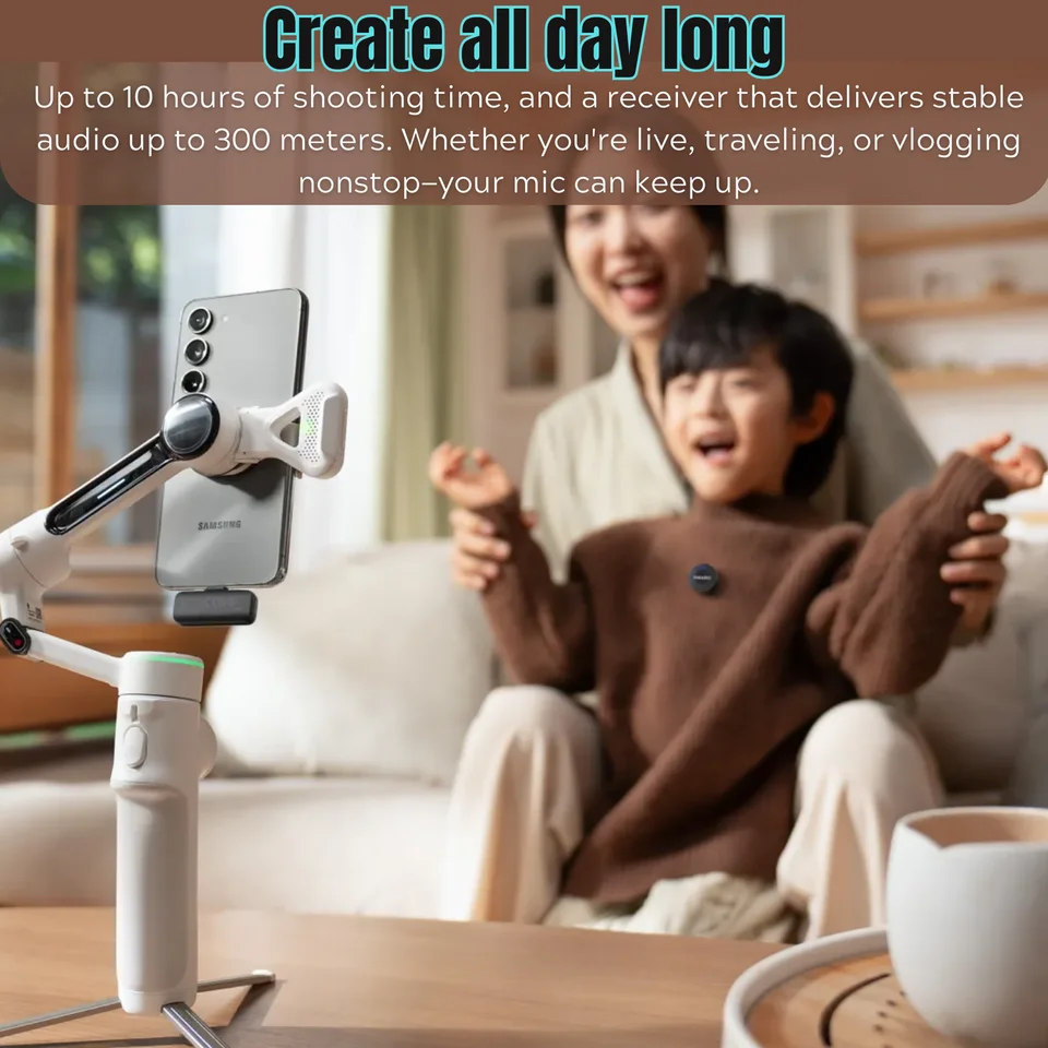 Insta360 X5 Mic Air Mini - Micro sans fil 48kHz 10h