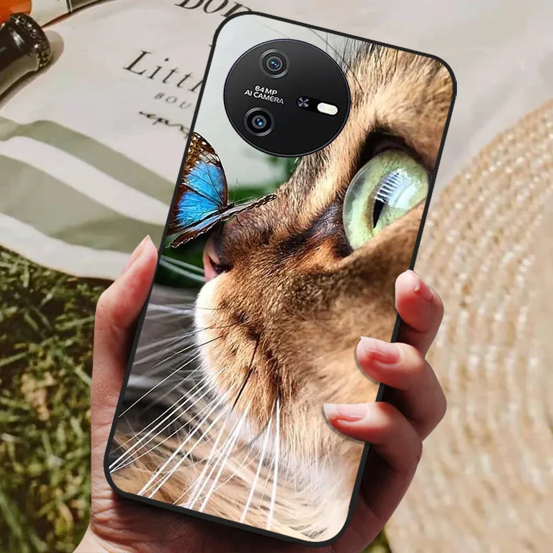 Luxurious Soft Silicone Shockproof Cat Design Case Cover