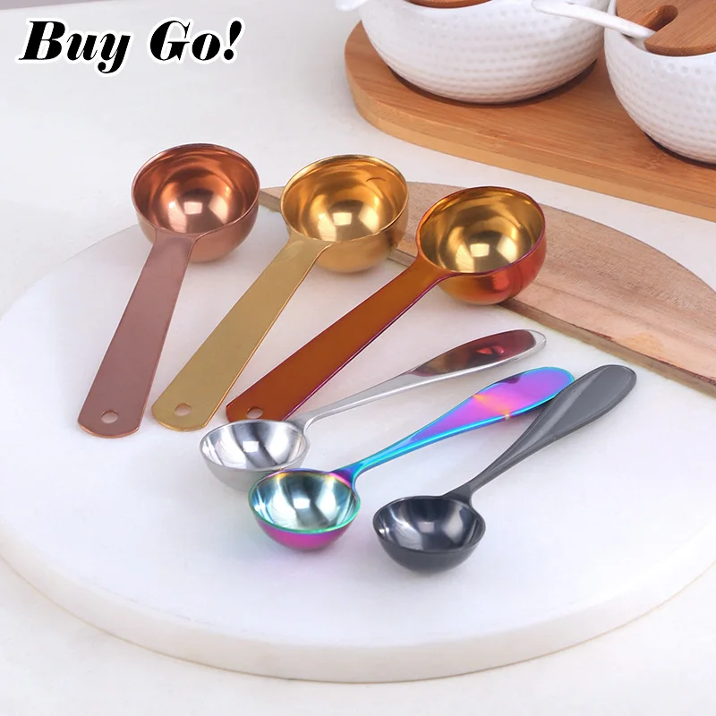 2Pcs Multipurpose Food-grade Stainless Steel Measuring Spoon 5/20ml ...