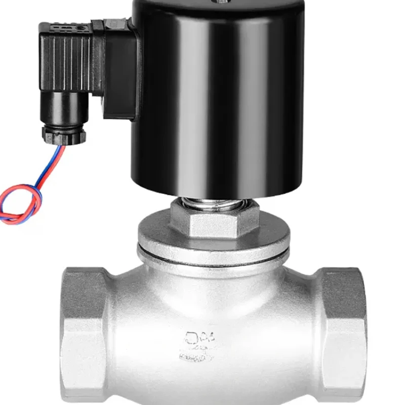 

Normally closed stainless steel steam high-pressure solenoid valve pilot type high-temperature resistant AC220v24V large flow