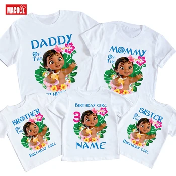 3rd Birthday Girl Tshirt Family Shirts Matching Family Outfits T Shirt Kids Party Custom Name T Shirt Clothes 2 3 4 5 Years Old