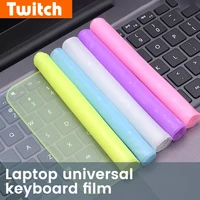 Protection de clavier universelle pour ordinateur portable 12-17 pouces, imperméable, anti-poussière, en silicone, film protecteur pour clavier d'ordinateur portable 1