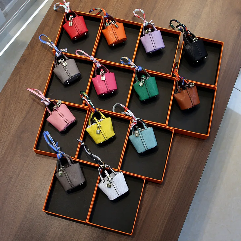 New Women's Mini Leather Multi Color Cute Small Wallet Lightweight Bag Pendant