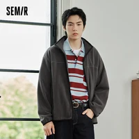 Semir Jacket Men Anti-Static Fur Coat New Autumn 2024 Warm Fleece Couple Style Collar Top 1