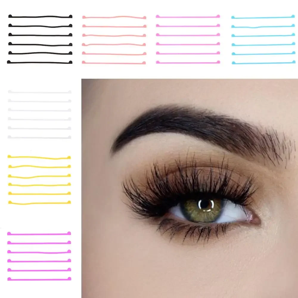 3Pairs/Bag Silicone Eyelash Perm Pad Reusable False Eye Lash Curler Patches Eyelashes Lifting Applicator Makeup Tools