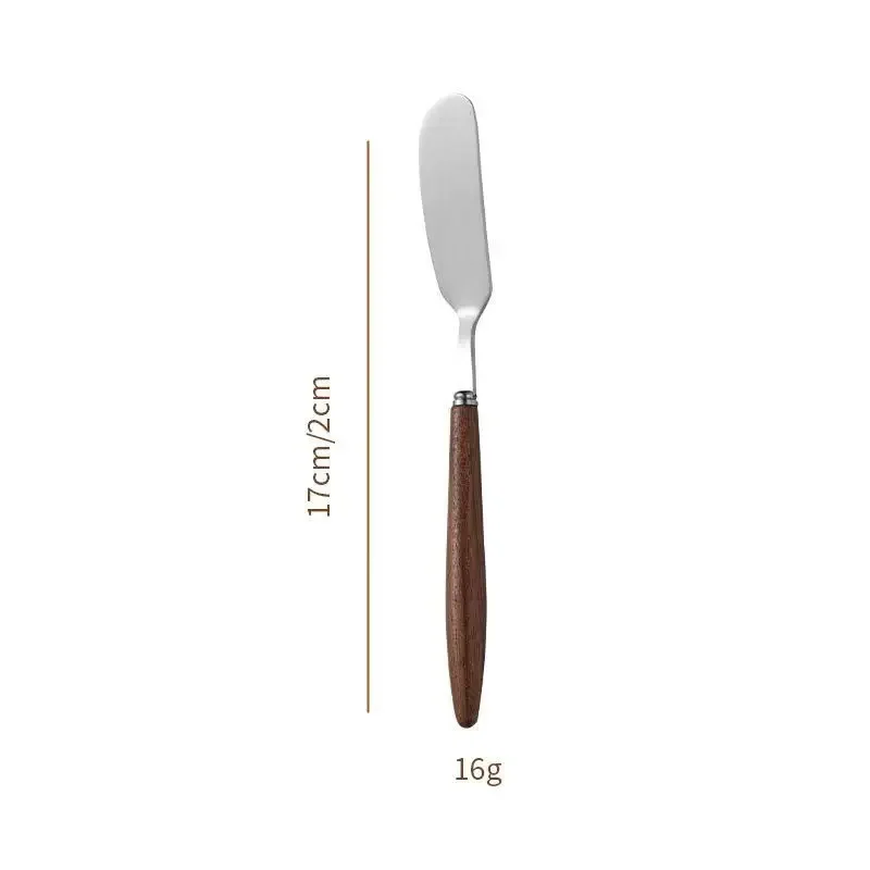 Wooden Handle Butter Cutter Knife, Dessert Cheese Slicer Knives, Toast Breakfast Utensil, Jam Spreaders, Cream Cutter, Kitchen T