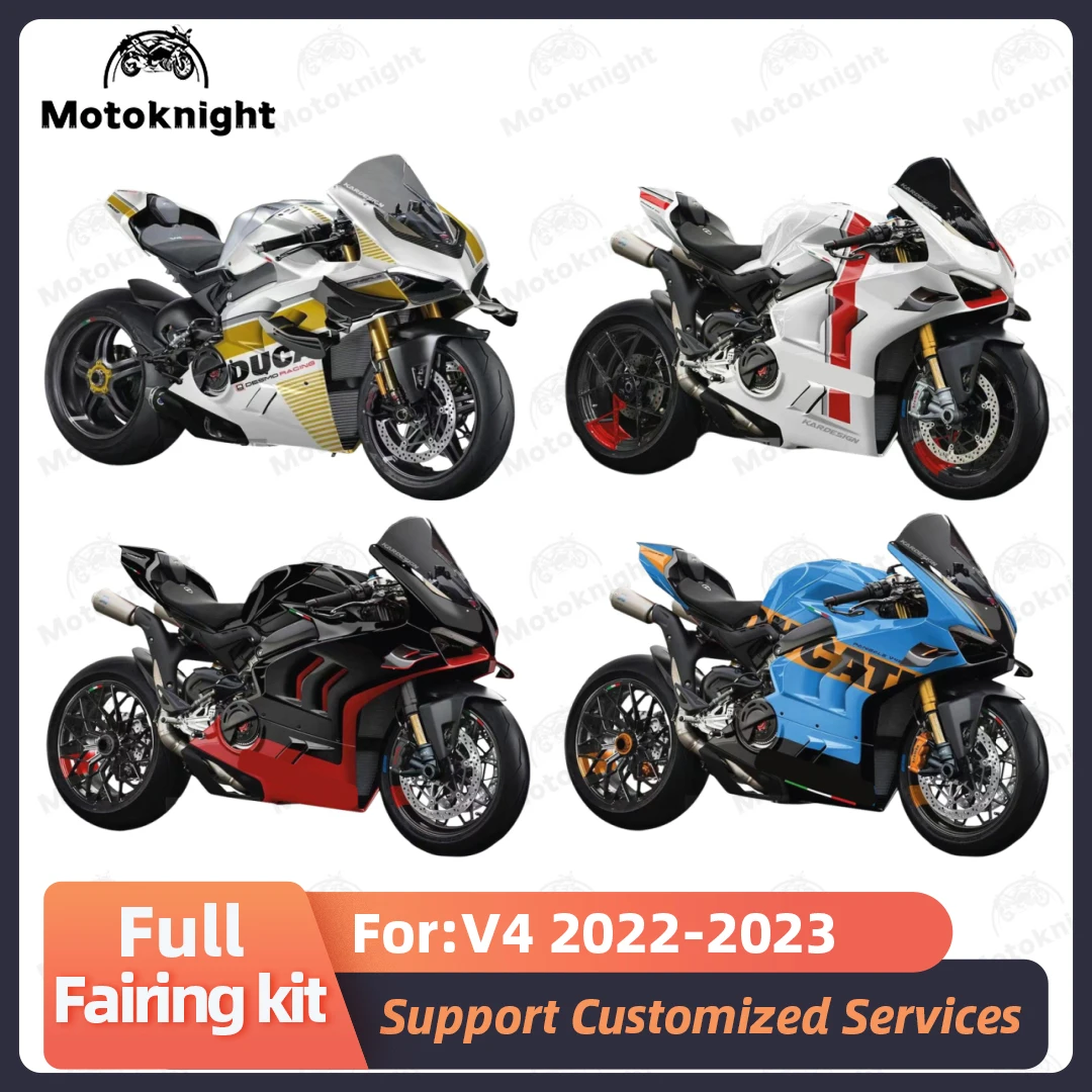 Full Set Motorcycle Fairings Fit For Ducati Panigale V4 V4S Fairing Kit Painted Bodywork New ABS Plastic 4 Gifts