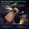 Blackview W60 2024 New Smartwatch 2.01'' HD Display TFT Rugged Smart Watch for Outdoor With Emergency Lighting Bluetooth Calling 4